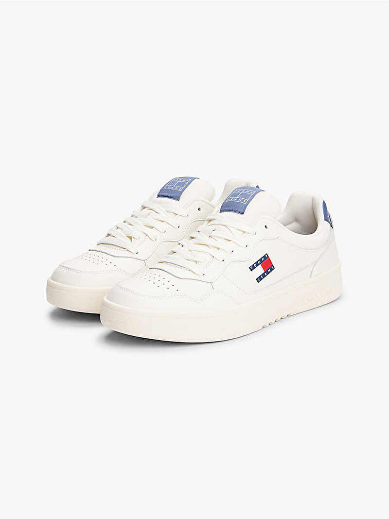Erkek TJM Cupsole Sneaker Beyaz  EM0EM01443PO6
