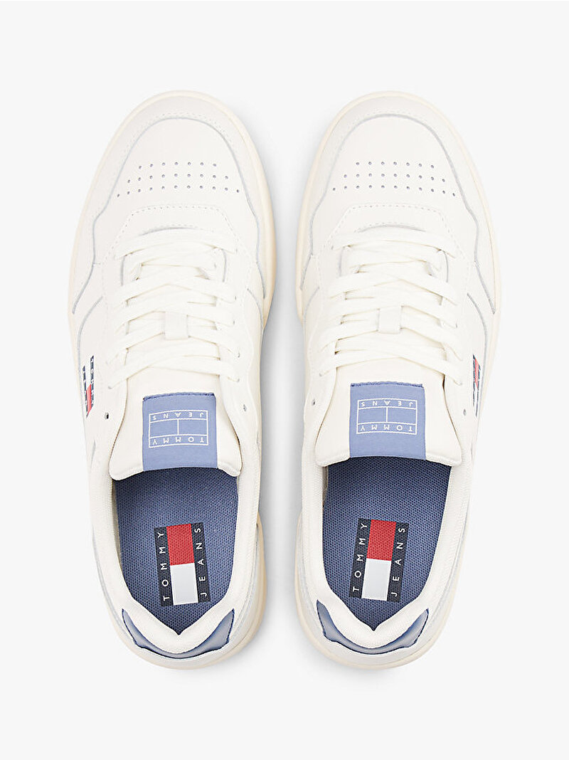 Erkek TJM Cupsole Sneaker Beyaz  EM0EM01443PO6
