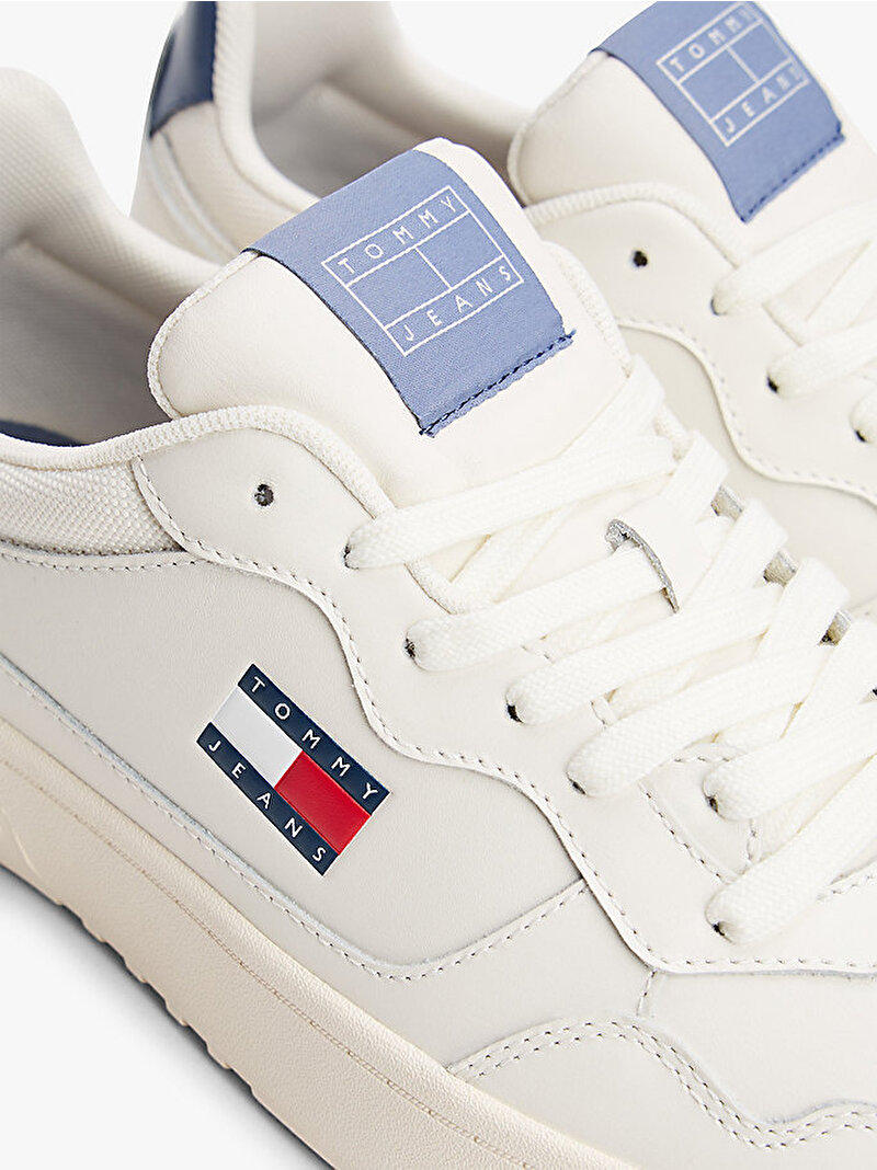 Erkek TJM Cupsole Sneaker Beyaz  EM0EM01443PO6