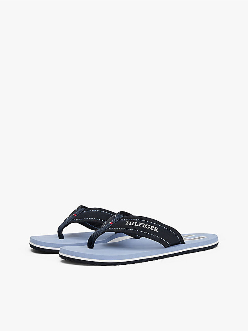 Erkek Hilfiger Padded Plaj Terliği Mavi  FM0FM05536C2B