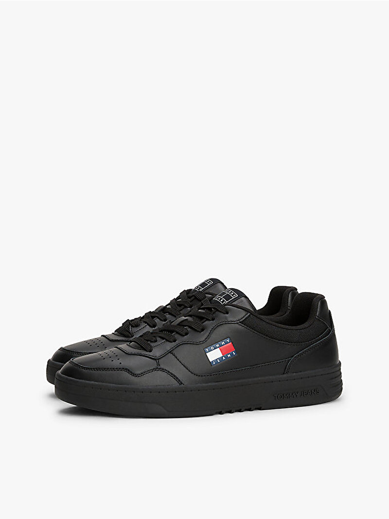 Erkek TJM Cupsole Sneaker Siyah EM0EM01443BDS