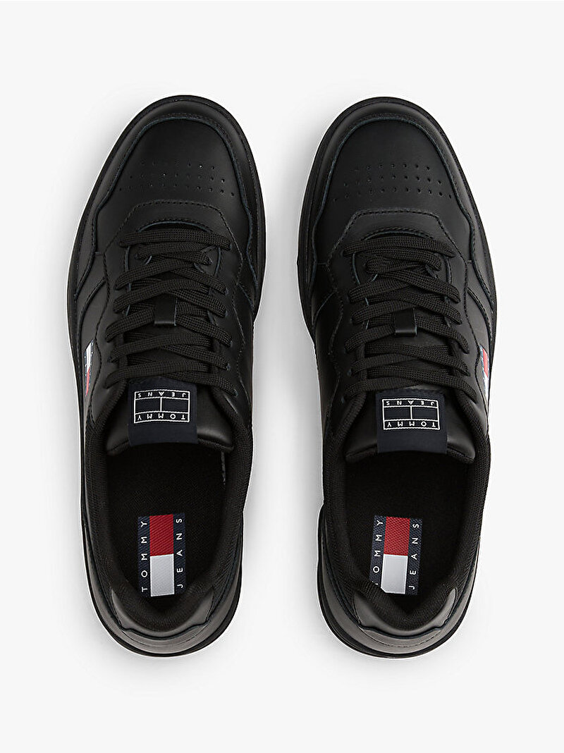 Erkek TJM Cupsole Sneaker Siyah EM0EM01443BDS