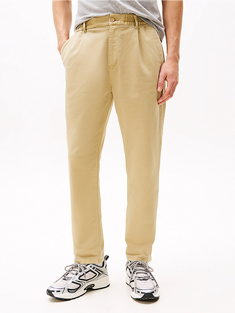 Erkek TJM Isaac Twill Casual Pantolon Bej  DM0DM20693ACT