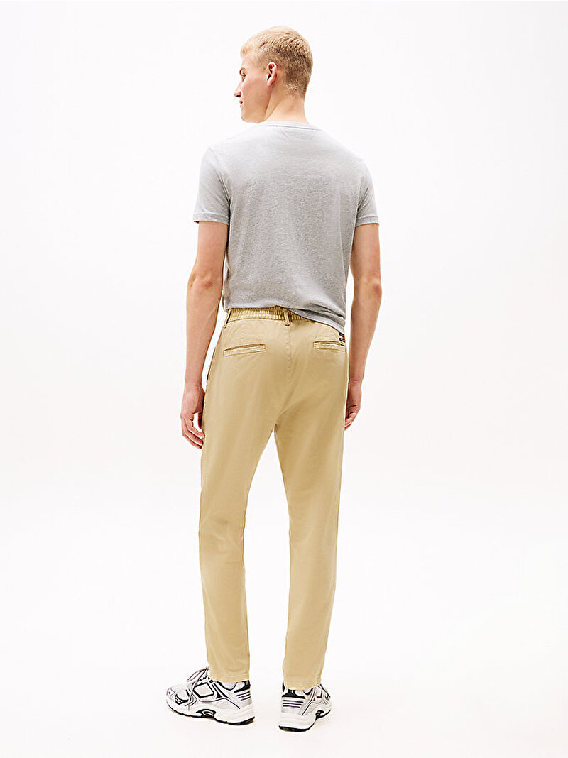 Erkek TJM Isaac Twill Casual Pantolon Bej  DM0DM20693ACT