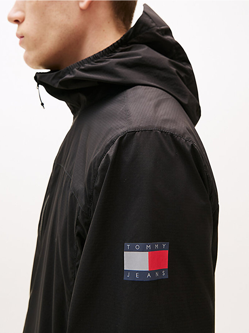 Erkek TJM Outdoor Rüzgarlık Ceket Siyah DM0DM21669BDS