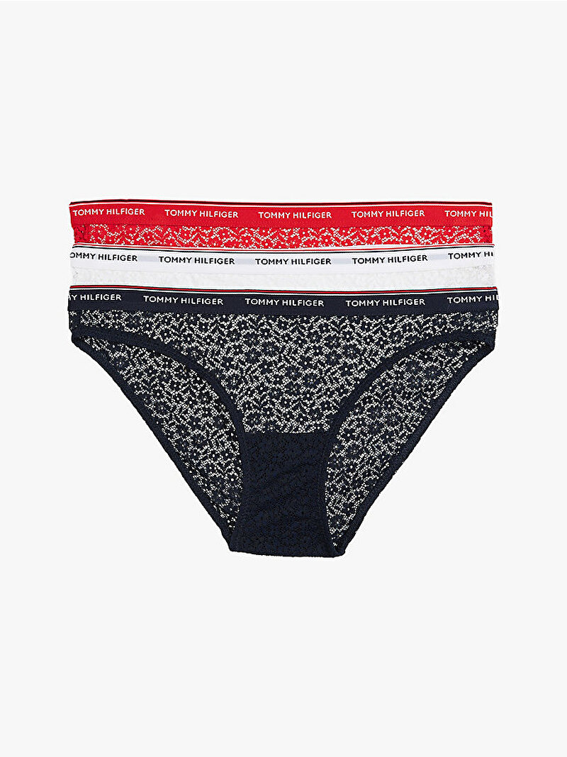Kadın 3'lü Paket Bikini Külot Çok renkli UW0UW048970X0