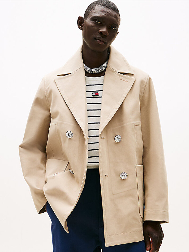 Erkek Peacoat Ceket Bej  MW0MW41625AEG