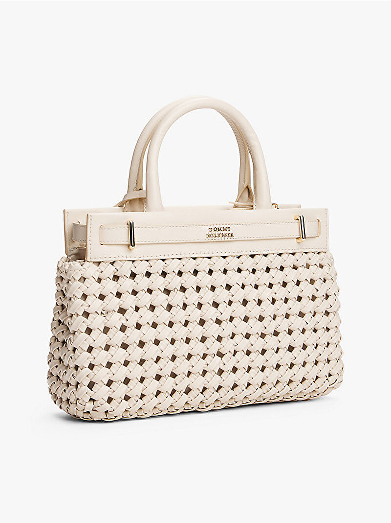 Kadın American Icon Mini Tote Çanta Bej  AW0AW17395AA8