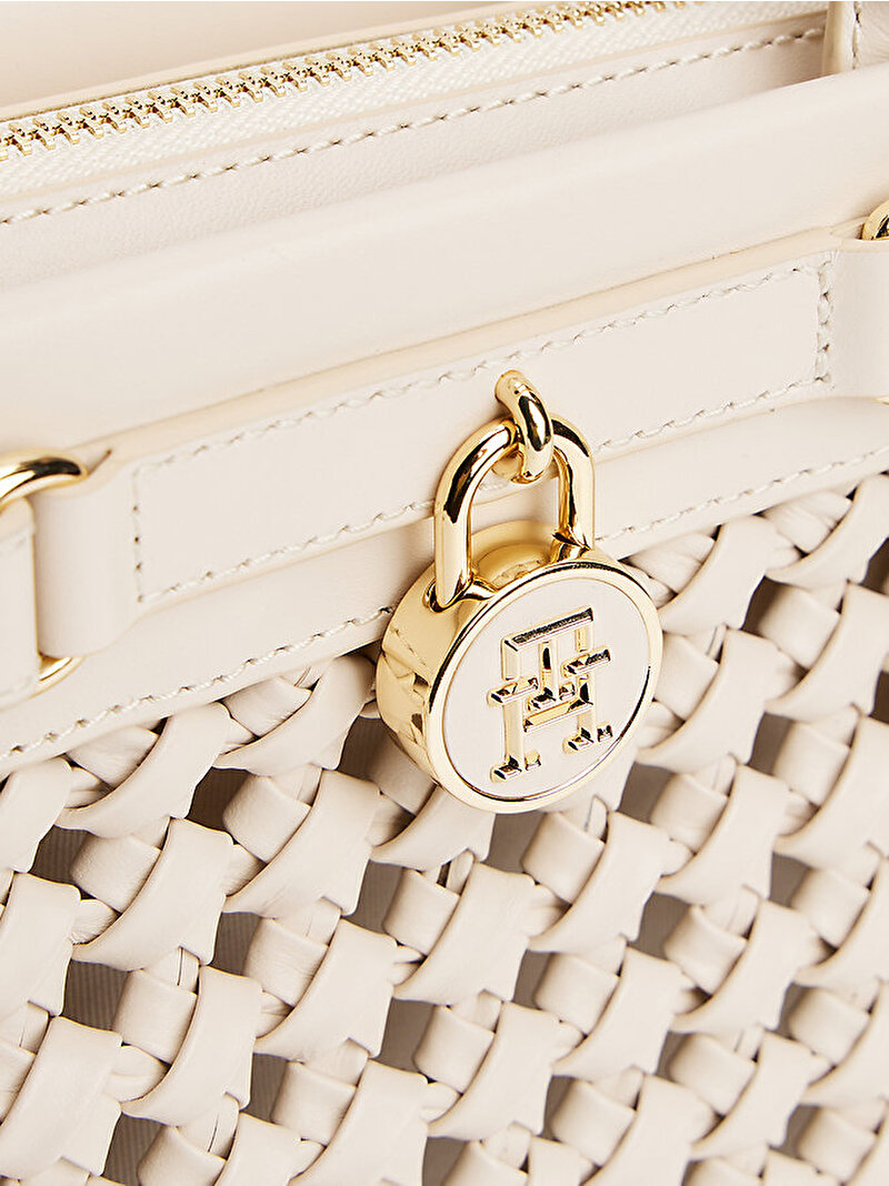 Kadın American Icon Mini Tote Çanta Bej  AW0AW17395AA8