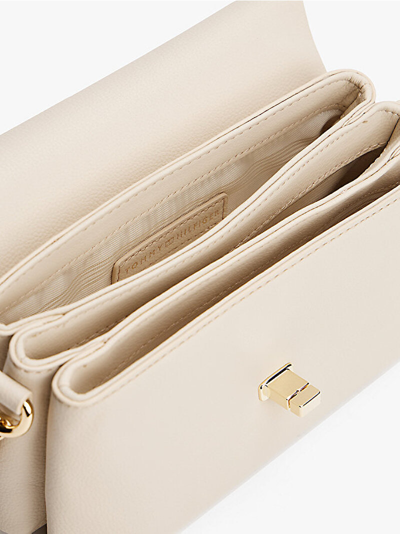 Kadın TH Modern Mini Çapraz Çanta Bej  AW0AW17462ACI