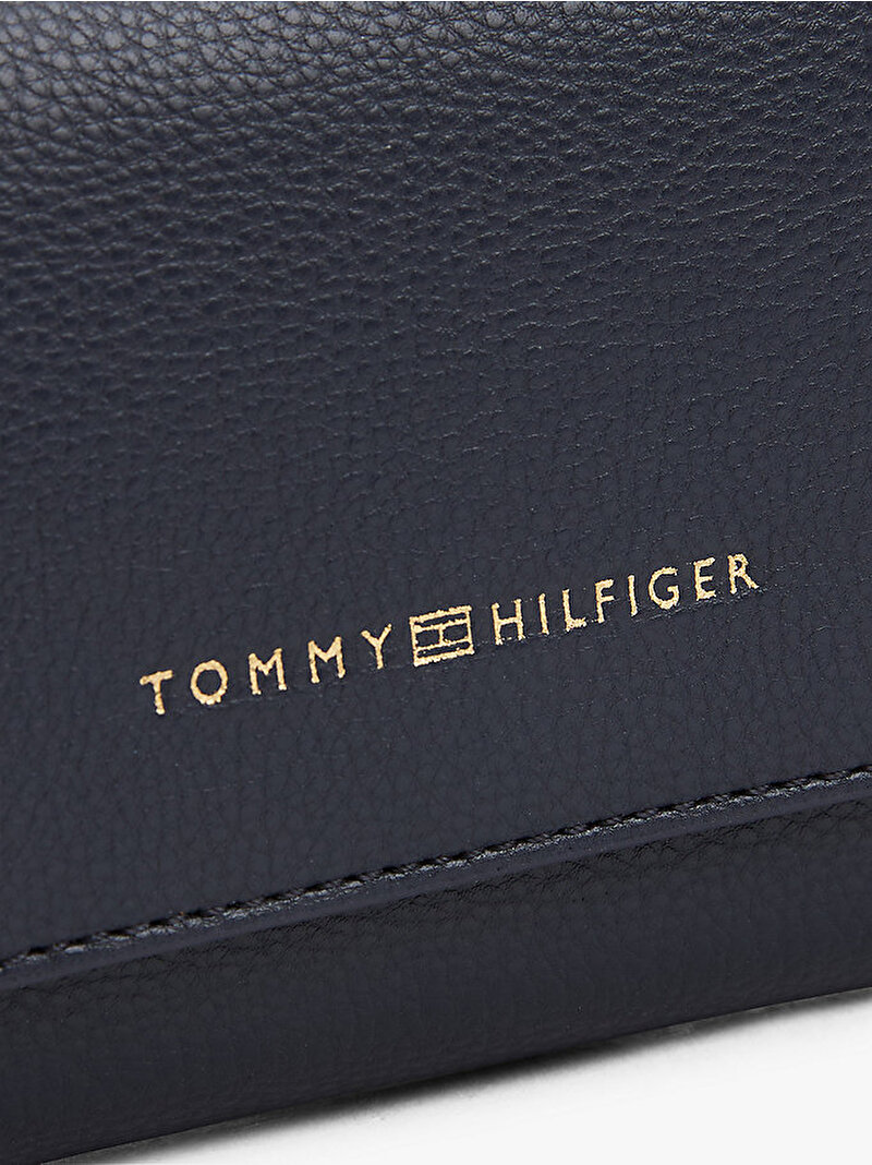 Kadın TH Logotape Trifold Cüzdan Lacivert AW0AW17477DW6