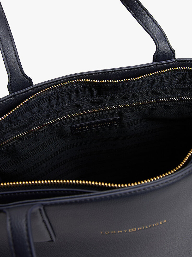 Kadın TH Logotape Tote Çanta Lacivert AW0AW17449DW6