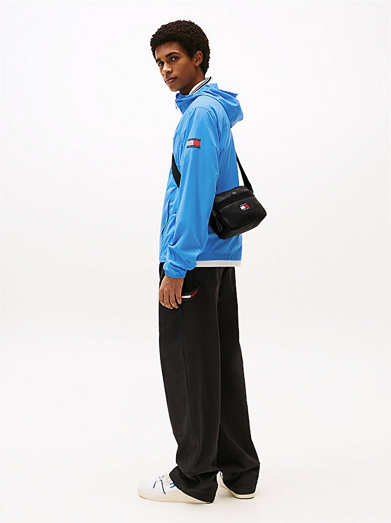 Erkek TJM Collegiate Summer Çapraz Çanta Siyah AM0AM13395BDS