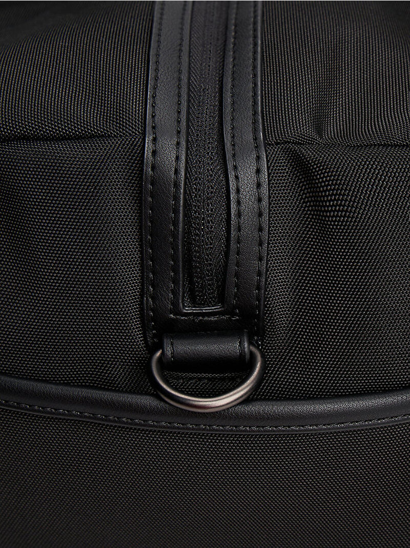 Erkek TH Nylon Travel Duffle Çanta Siyah AM0AM13471BDS