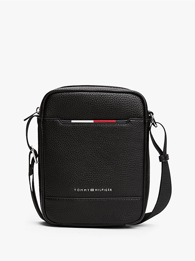 Erkek TH Central mini Reporter Çanta Siyah AM0AM13486BDS