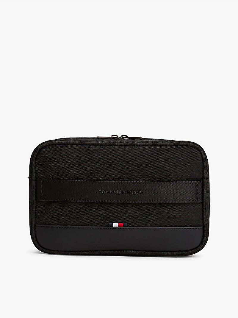 Erkek TH Nylon Travel Washbag Siyah AM0AM13526BDS