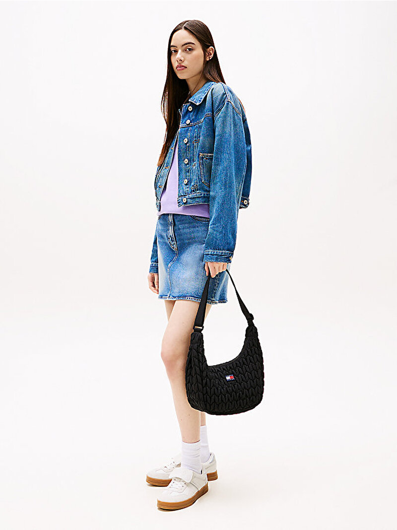Kadın TJW Urban X-body Omuz Çantası Siyah AW0AW17546BDS