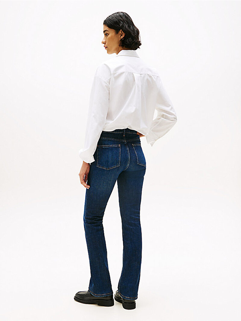 Kadın Bootcut Jean Pantolon Lacivert WW0WW4249002F