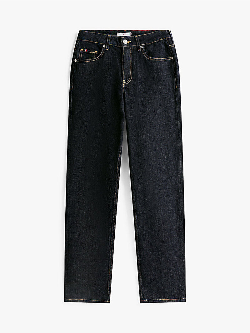Kadın Classic Straight Jean Pantolon Lacivert WW0WW4248602E