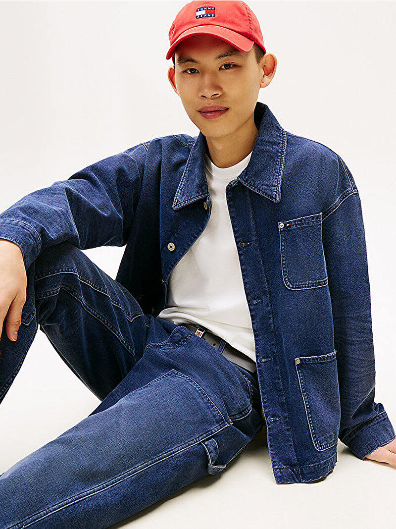 Erkek Otis Regular Jean Pantolon Lacivert DM0DM211951BK