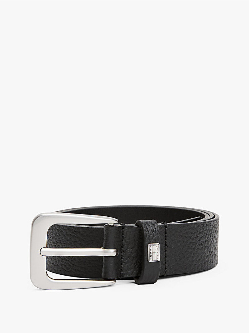 Kadın Tjw Heritage Leather Kemer Siyah AW0AW17586BDS