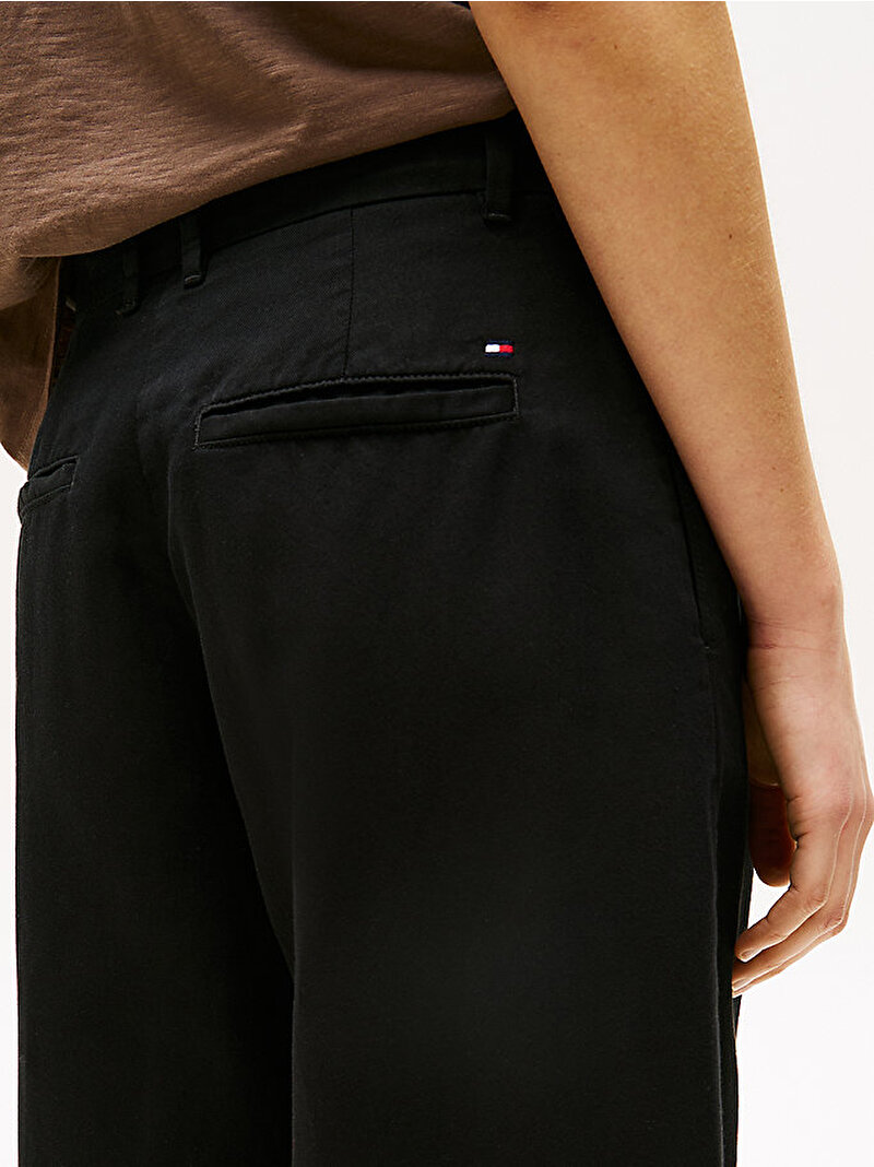 Kadın Tencel Linen Wide Pantolon Siyah WW0WW45780BDS