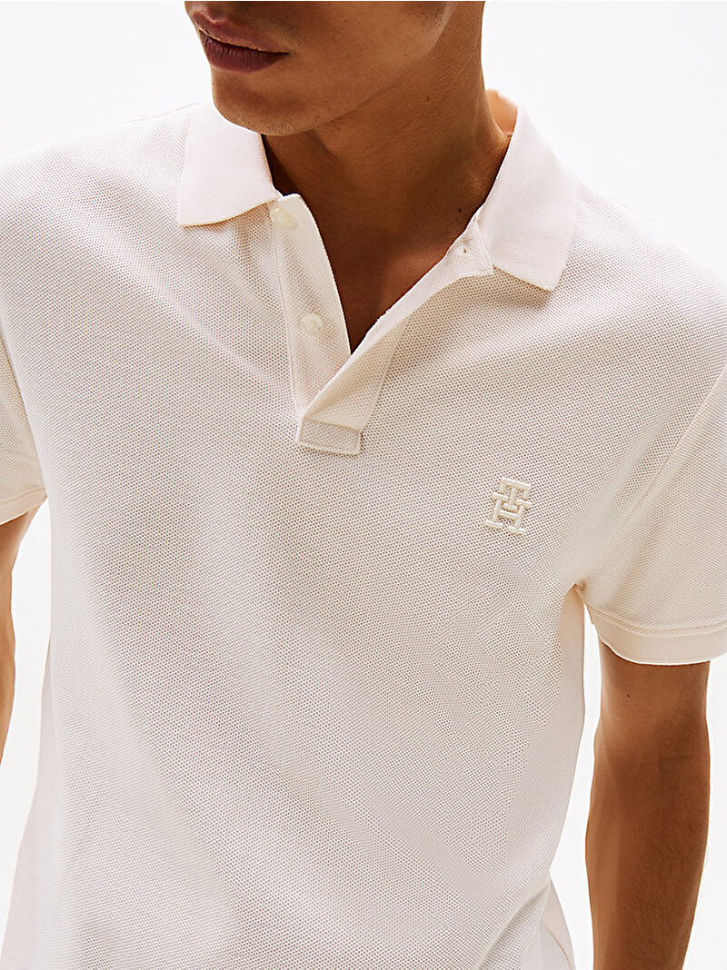 Erkek Regular Polo T-shirt Beyaz  MW0MW33167Z00