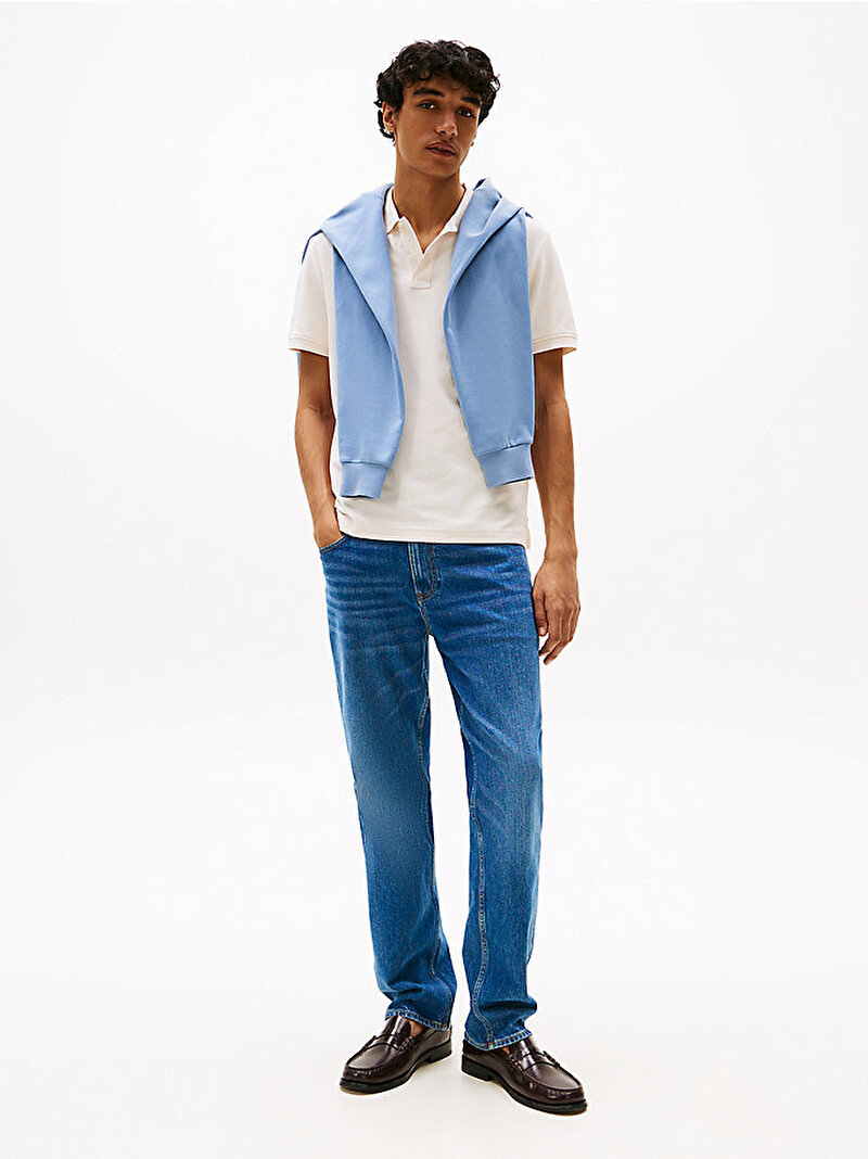 Erkek Regular Polo T-shirt Beyaz  MW0MW33167Z00