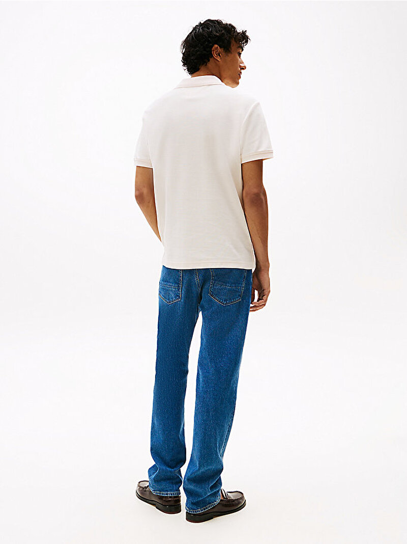 Erkek Regular Polo T-shirt Beyaz  MW0MW33167Z00