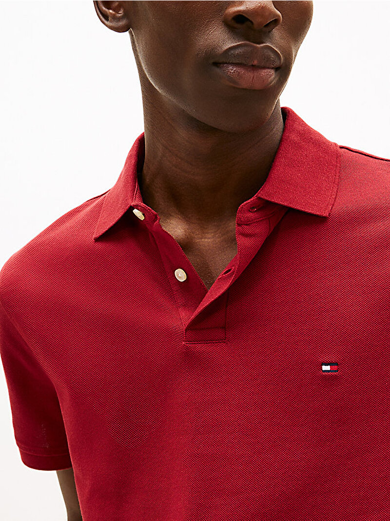 Erkek 1985 Regular Polo T-shirt Kırmızı MW0MW17770XIT