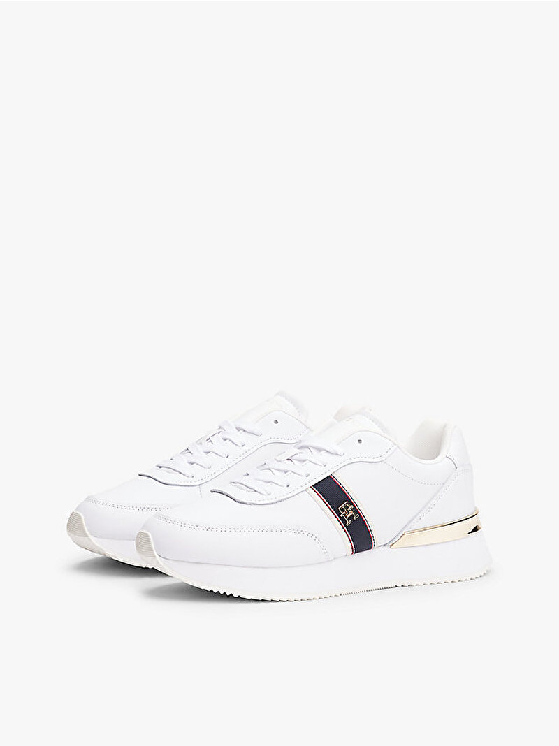 Kadın Webbing Runner Sneaker Beyaz  FW0FW08904YBS