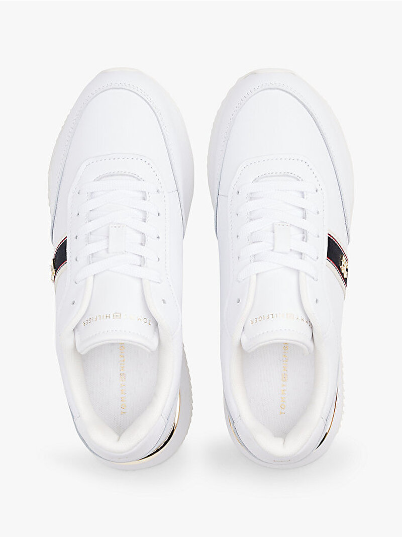Kadın Webbing Runner Sneaker Beyaz  FW0FW08904YBS