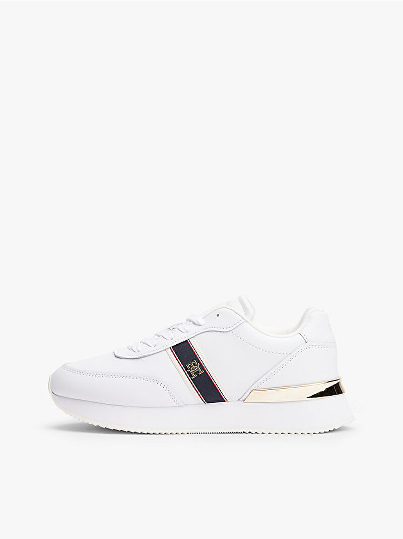 Kadın Webbing Runner Sneaker Beyaz  FW0FW08904YBS