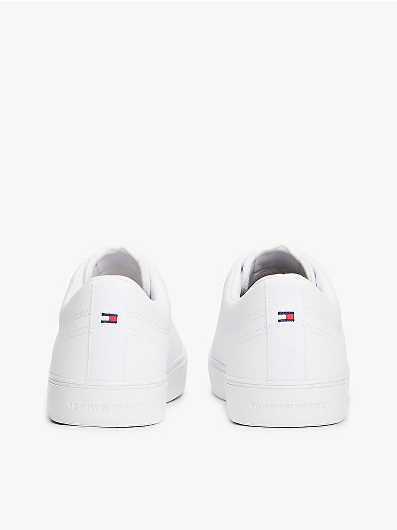 Erkek TH Vulcanic Core Low Sneaker Beyaz  FM0FM05511YBS