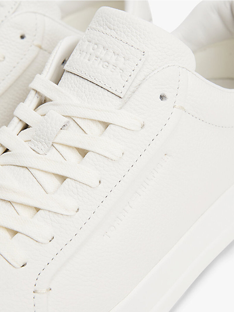 Erkek TH Court Best Tumble Sneaker Ekru FM0FM05324YBL