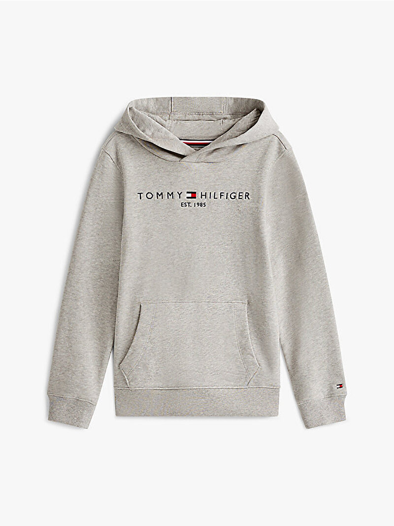 Çocuk Unisex Essential Hoodie Gri KS0KS00213P01
