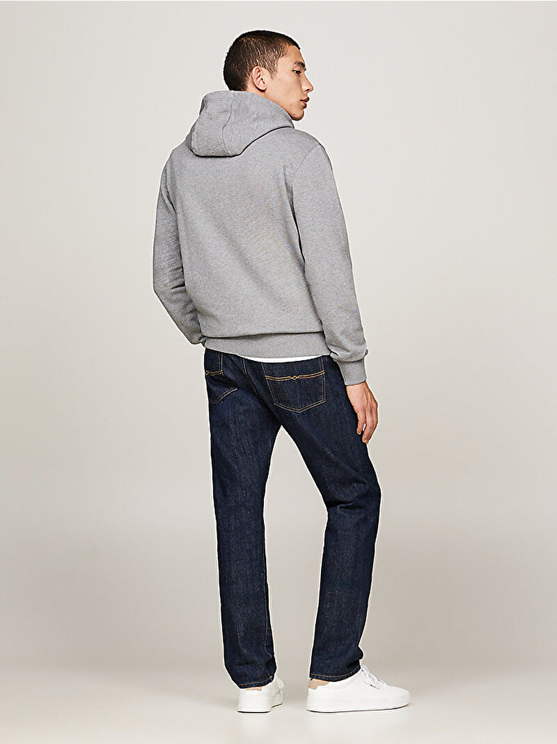 Erkek Essential Terry Hoodie Gri MW0MW37235P91