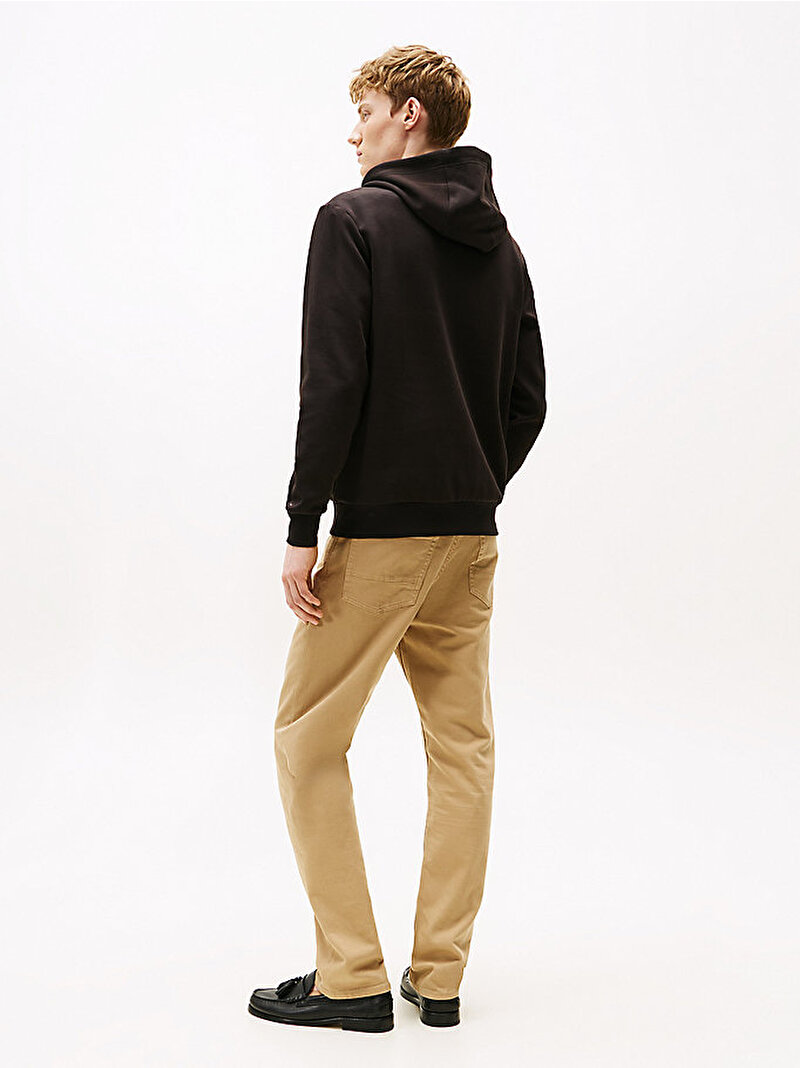 Erkek Icon Hilfiger Hoodie Siyah MW0MW39586BDS