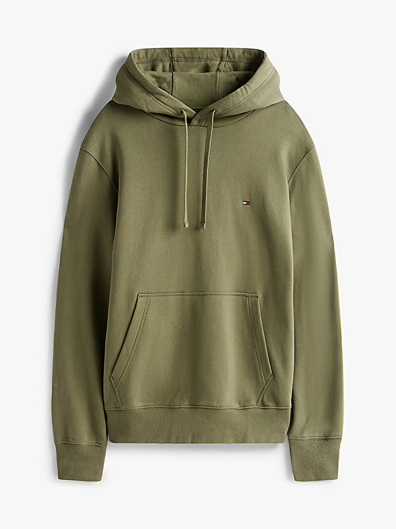 Erkek Essential Terry Hoodie Yeşil MW0MW37235PLI