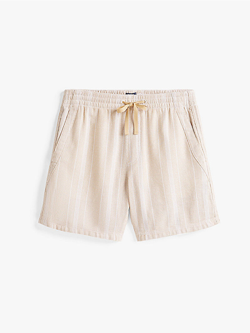 Erkek TJM Textured Beach Şort Bej  DM0DM21838RBV