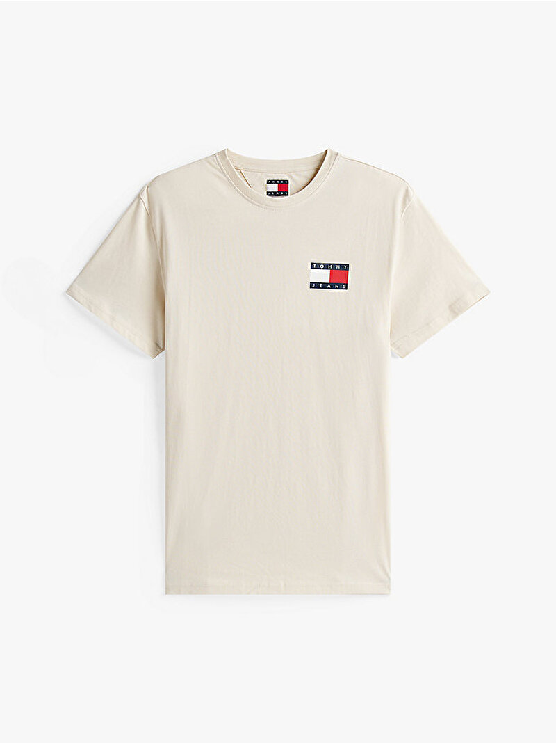 Erkek TJM Slim Essential T-shirt Bej  DM0DM20740ACH