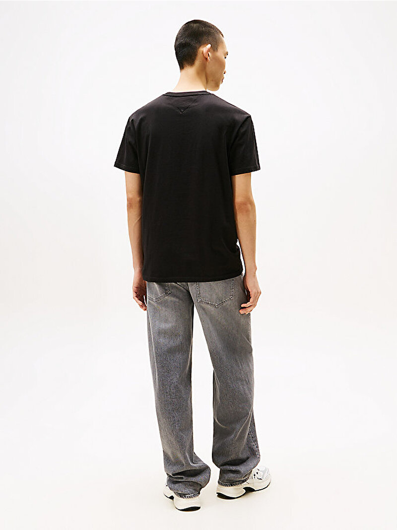 Erkek TJM Regular Tommy T-shirt Siyah DM0DM21941BDS