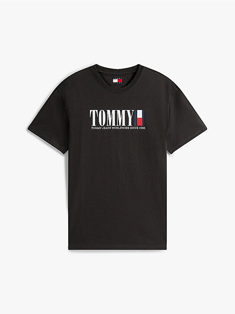 Erkek TJM Regular Tommy T-shirt Siyah DM0DM21941BDS