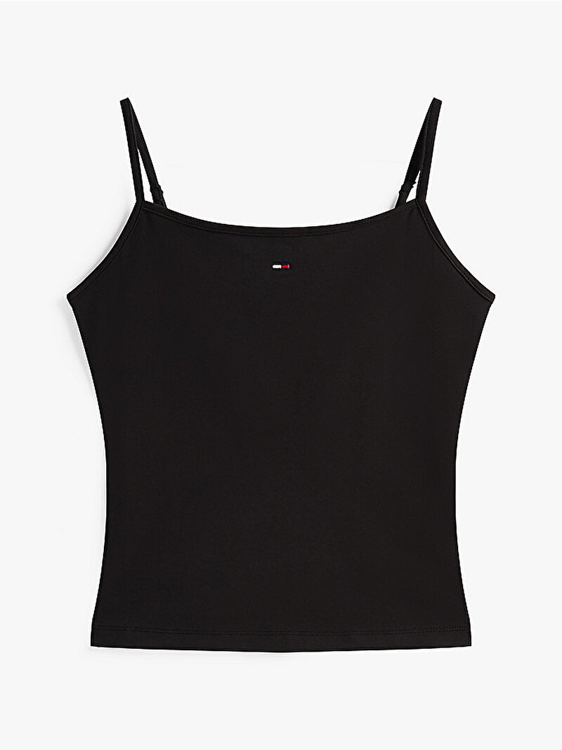 Kadın TJW Essential Strap T-shirt Siyah DW0DW20675BDS