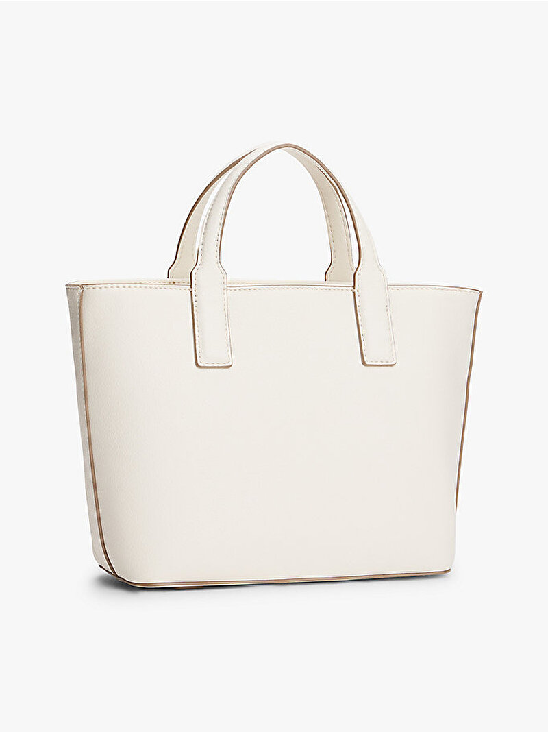 Kadın TH Logotape Mini Tote Çanta Bej  AW0AW17448Z00