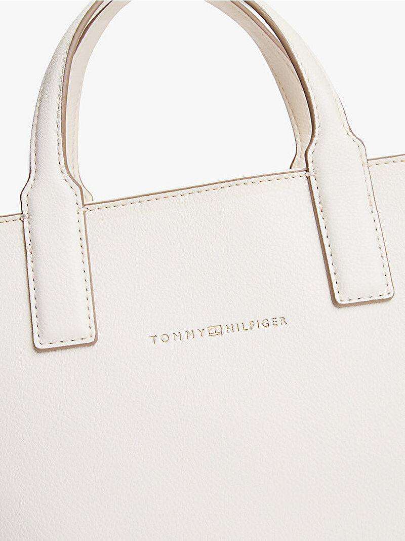 Kadın TH Logotape Mini Tote Çanta Bej  AW0AW17448Z00