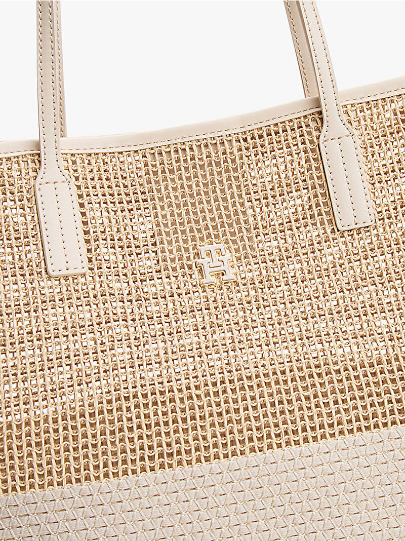 Kadın TH City Summer Tote Çanta Bej  AW0AW17640ACI