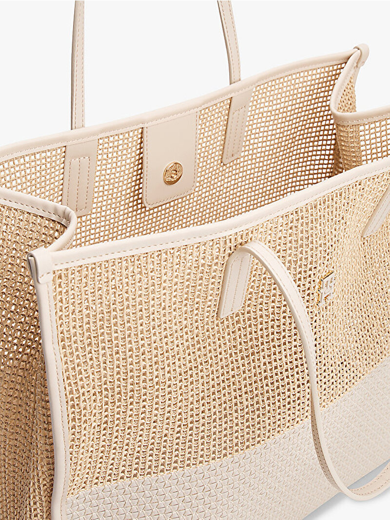 Kadın TH City Summer Tote Çanta Bej  AW0AW17640ACI