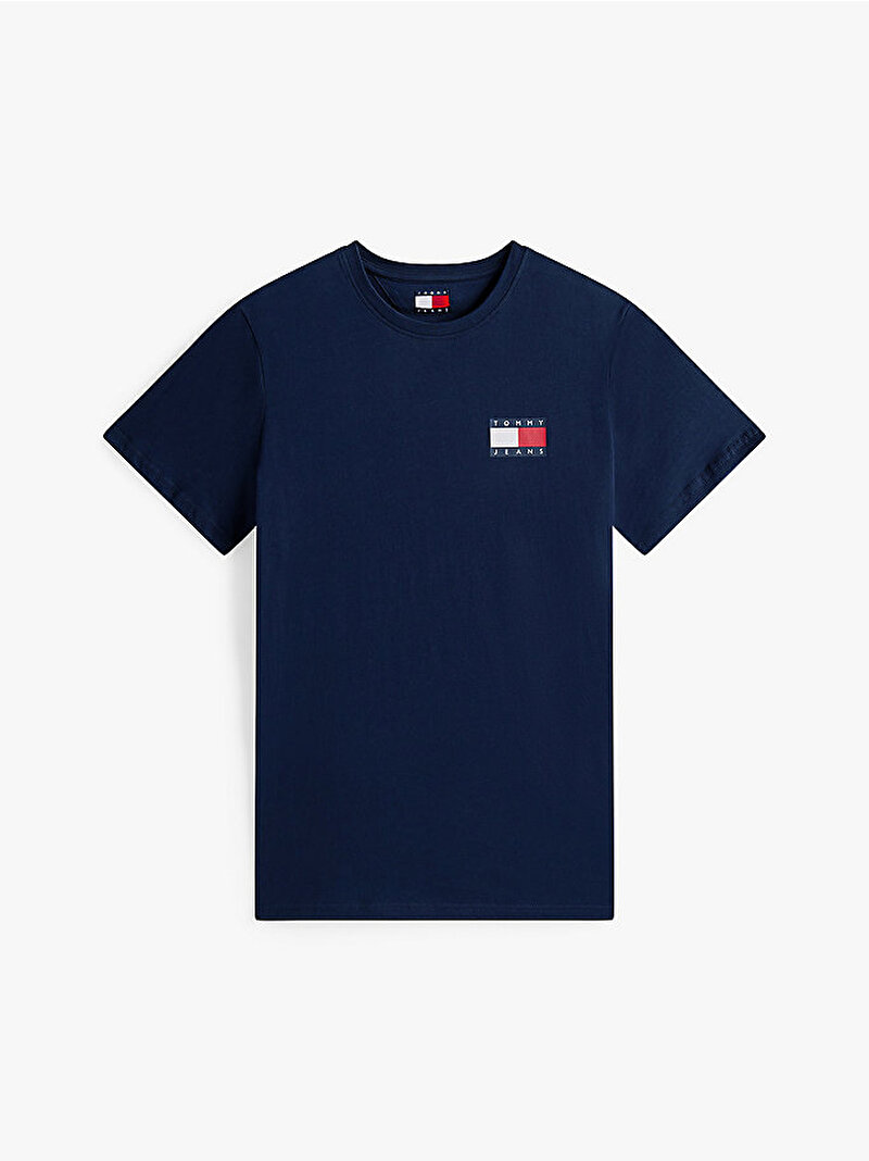 Erkek TJM Slim Essential T-shirt Lacivert DM0DM20740C1G