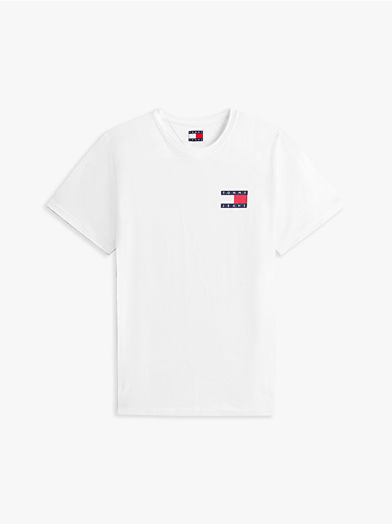 Erkek TJM Slim Essential T-shirt Beyaz  DM0DM20740YBR